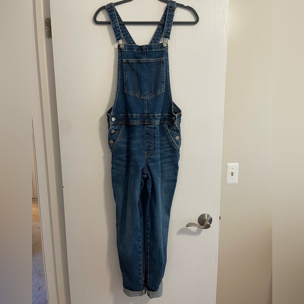 Old Navy Dark Blue Denim Overalls
